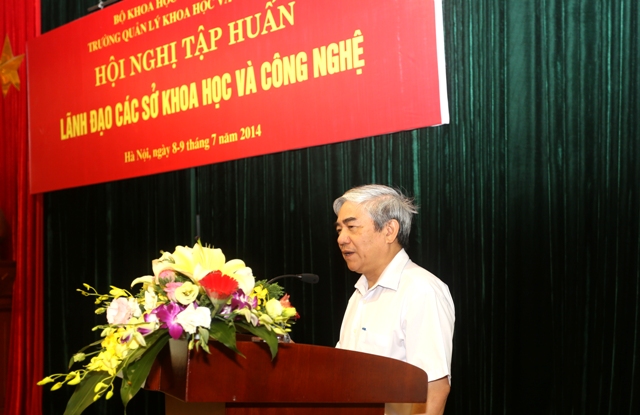 Tập huấn lãnh đạo sở KH&CN