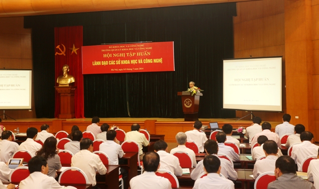 Tập huấn lãnh đạo sở KH&CN