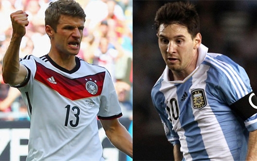 Dự đo&aacute;n kết quả tỉ số trận Đức đấu với Argentina
