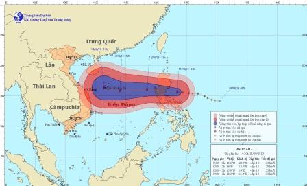 Nếu c&oacute; b&atilde;o số 11 c&oacute; thể n&oacute; sẽ v&agrave;o Quảng B&igrave;nh-Huế
