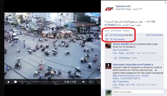 Clip giao th&ocirc;ng Viet Nam voi 80000 luot chia se