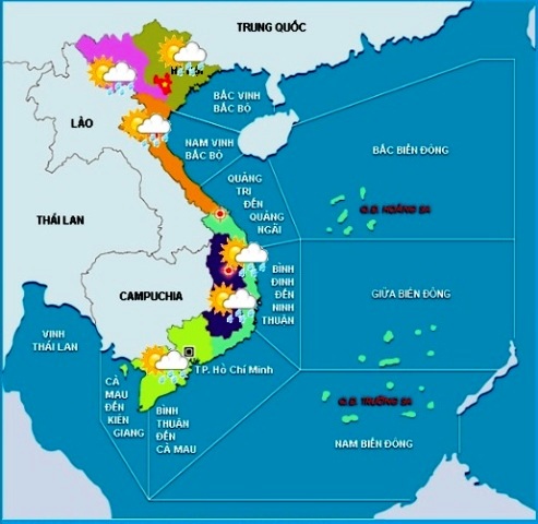 thời tiết h&ocirc;m nay tiếp tục nắng n&oacute;ng