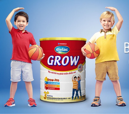 Vinamilk g&oacute;p phần th&uacute;c đẩy chiều cao của trẻ