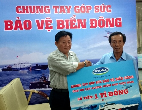 Vinamilk tiếp tục ủng hộ v&igrave; chủ quyền biển đảo qu&ecirc; hương