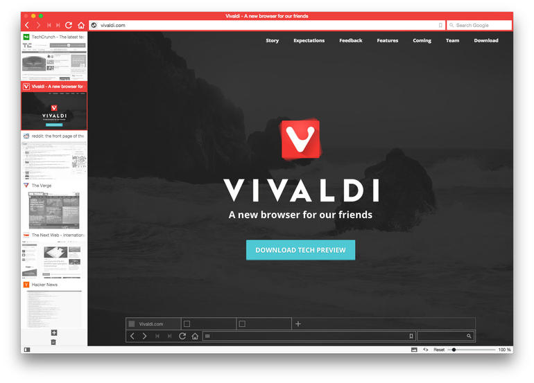 Vivaldi- ph&aacute;t minh mới của c&ocirc;ng nghệ tr&igrave;nh duyệt web