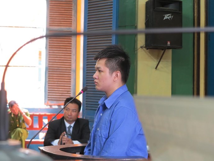 Bị c&aacute;o Bảo tại phi&ecirc;n t&ograve;a x&eacute;t xử