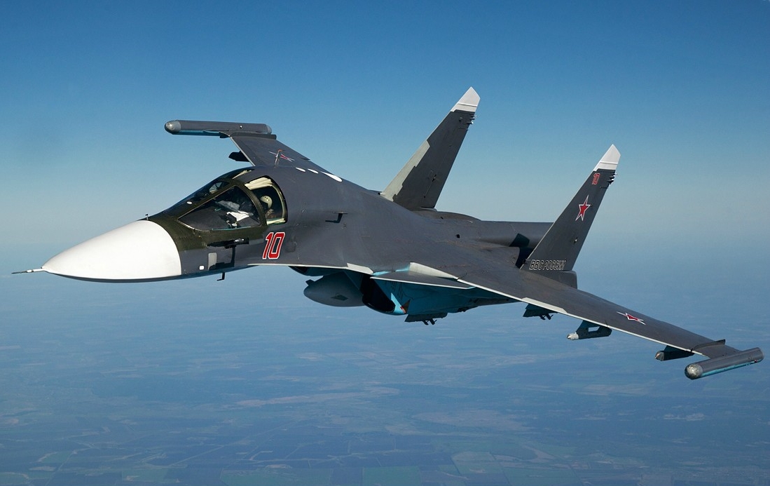 Su-34 là máy bay chiến đấu thế hệ 4, được Nga đưa vào biên chế từ tháng 3/2014 để thay thế các chiến đấu cơ Su-24 Fencer đã già cỗi. Su-34 là máy bay chiến đấu thế hệ 4, được Nga đưa vào biên chế từ tháng 3/2014 để thay thế các chiến đấu cơ Su-24 Fencer đã già cỗi.
