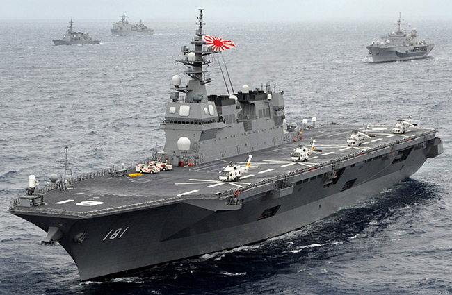 Vũ kh&iacute; qu&acirc;n sự t&agrave;u s&acirc;n bay trực thăng Izumo c&oacute; vai tr&ograve; ch&iacute;nh l&agrave; chống t&agrave;u ngầm