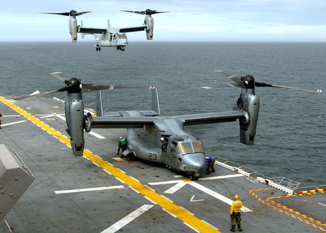 Nhật Bản đ&atilde; mua 17 chiếc MV-22 Osprey nhằm n&acirc;ng cao sức mạnh qu&acirc;n sự