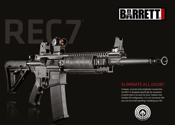 S&uacute;ng trường Barrett REC7 l&agrave; loại vũ kh&iacute; qu&acirc;n sự c&oacute; nhiều ưu điểm