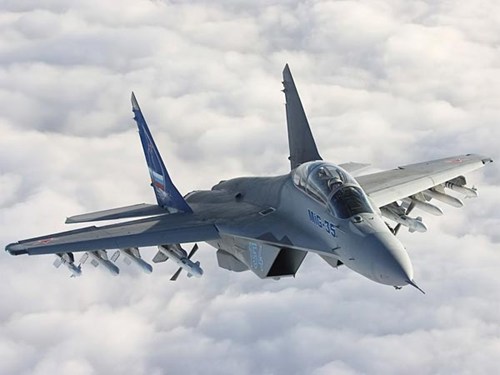 Vũ kh&iacute; qu&acirc;n sự MiG 35 l&agrave; m&aacute;y bay ti&ecirc;m k&iacute;ch thế hệ 4++