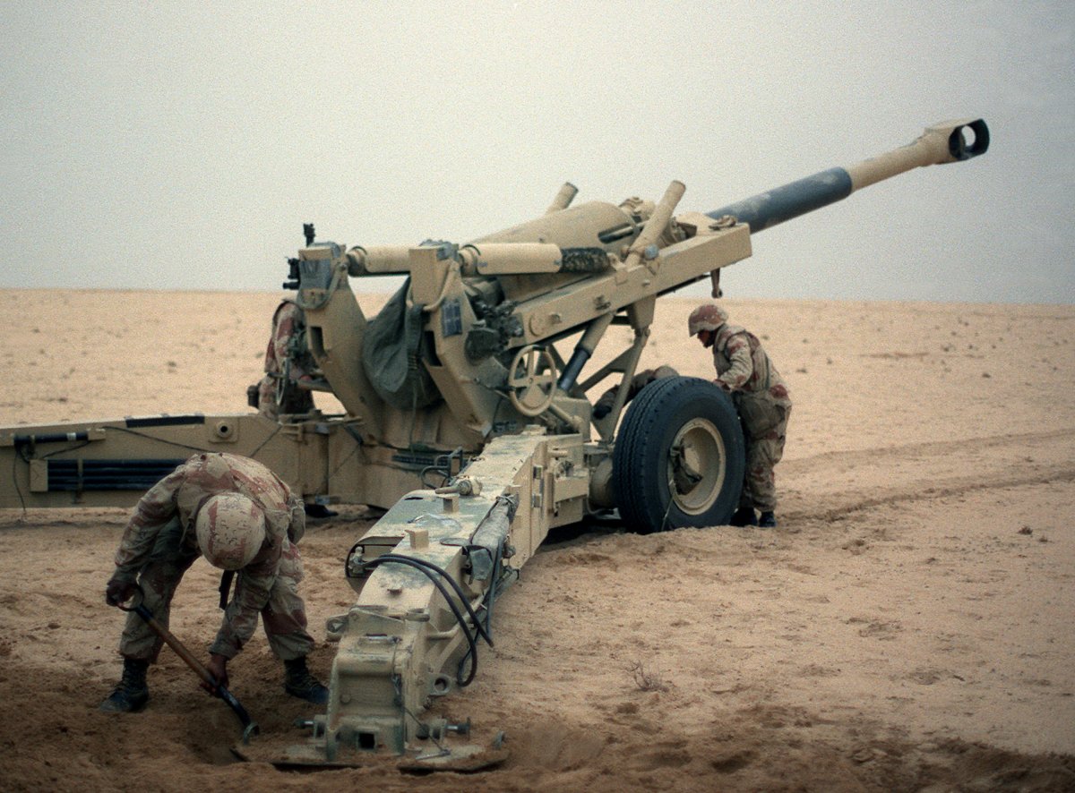 ISIS v&agrave; vũ kh&iacute; si&ecirc;u hạng: S&uacute;ng thần c&ocirc;ng M198 (Mỹ). Ảnh minh họa