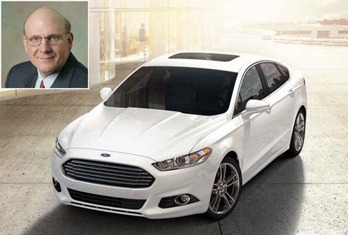 Tỷ ph&uacute; khủng l&aacute;i xế rẻ: Steve Ballmer sở hữu chiếc Ford Fusion hybrid gi&aacute; khoảng 15,000 euro. Ảnh minh họa