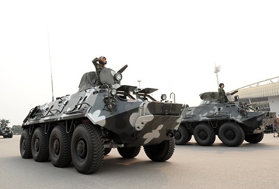 Xe bộ binh BTR-60PB bắt đầu phục vụ qu&acirc;n đội Việt Nam từ năm 1973