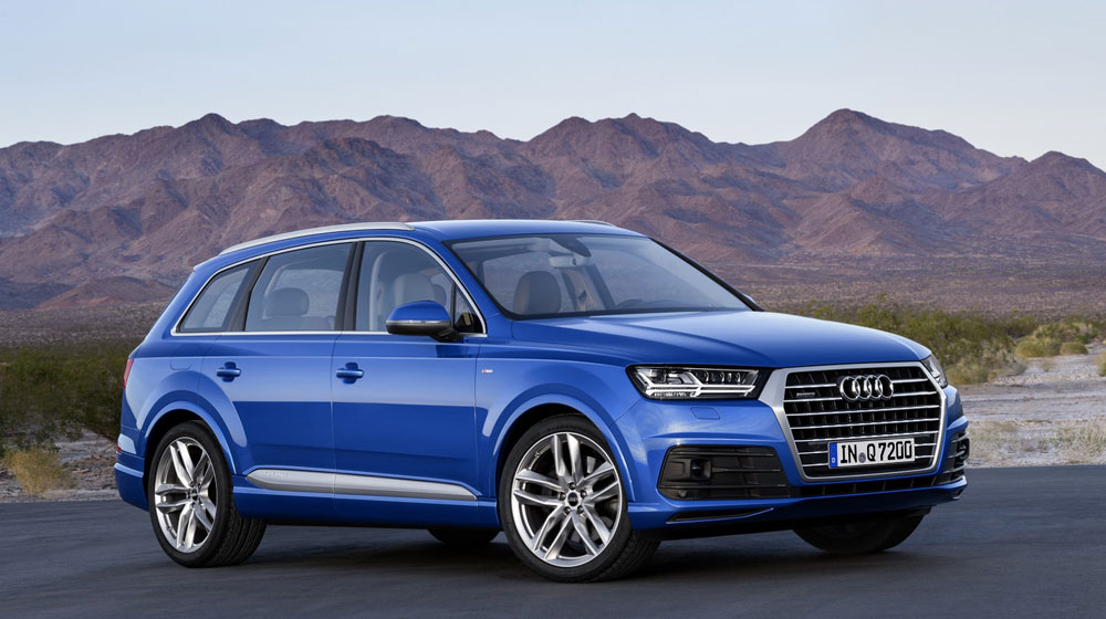 Xe &ocirc; t&ocirc; Audi Q7 2015 giảm 325 kg, ngắn hơn 37mm v&agrave; hẹp hơn 15mm so với 'người tiền nhiệm'