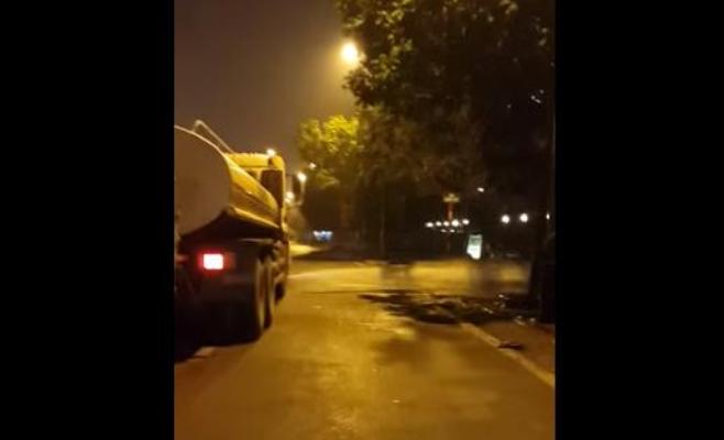 xe m&ocirc;i trường rửa đường