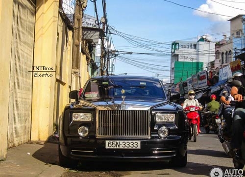 Si&ecirc;u xe Phantom trị gi&aacute; 25  tỷ đồng của nữu đại gia Diệu Hiền