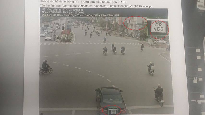 Xử phạt nguội qua camera