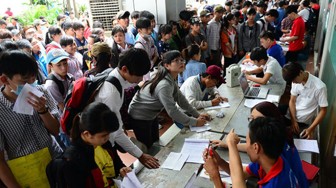 đăng k&yacute; x&eacute;t tuyển đại học đợt 1