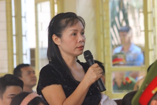B&agrave; Nguyễn Thị Thu H&agrave; (53 tuổi) nh&acirc;n chứng mới trong vụ &aacute;n