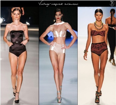 Xu hướng vintage bikini đã làm mưa làm gió trên thế giới suốt mùa hè 2013 và trở thành tràò lưu hấp dẫn ở Việt Nam