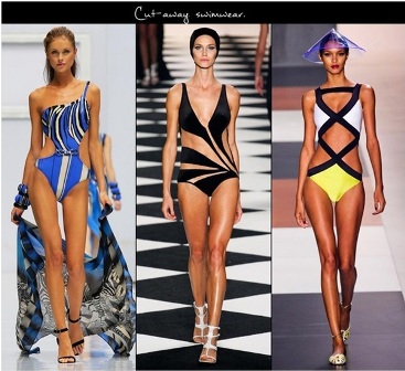 Sự oi bức ám ảnh của những bộ bikini một mảnh nay đã hoàn toàn được giải quyết bằng những đường cắt táo bạo và nóng bỏng