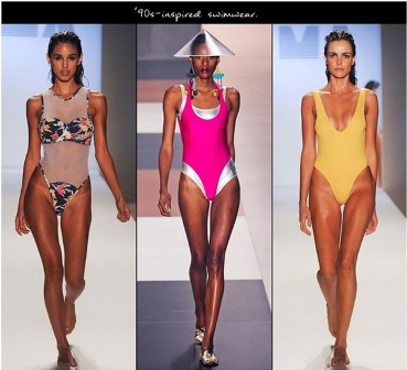 Xu hướng 90s mang trở lại những bộ bodysuit ôm sát người mang phong cách thể thao, khỏe khoắn