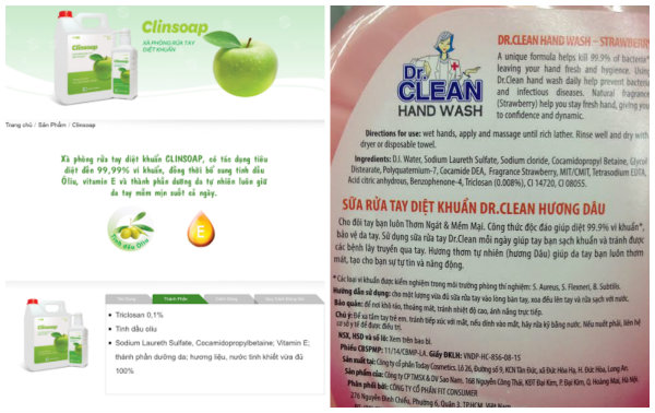 Chất cấm Triclosan