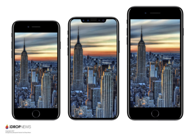 Fan &lsquo;t&aacute;o khuyết&rsquo; lại &lsquo;sốt s&igrave;nh sịch&rsquo; với ảnh thiết kế  iPhone 8 