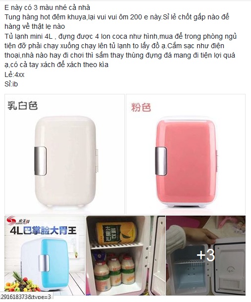 Đồ điện lạnh mini chống n&oacute;ng xuất xứ Trung Quốc ngập chợ online