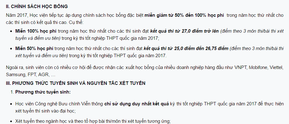 Đạt 27 điểm thi THPT quốc gia được miễn 100% học ph&iacute;