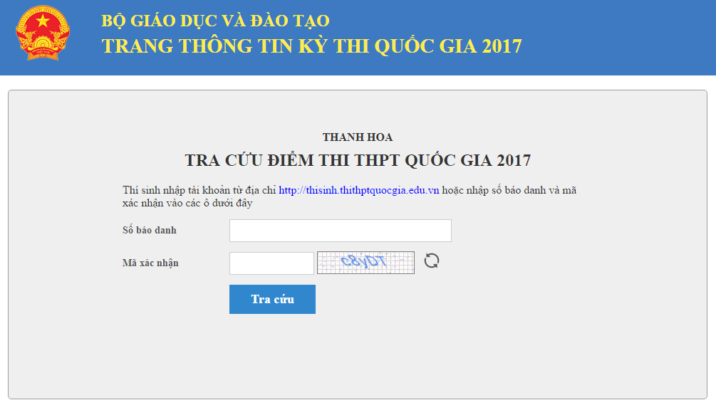 Nghệ An, Thanh H&oacute;a, Cần Thơ c&ocirc;ng bố địa chỉ tra cứu điểm thi THPT quốc gia
