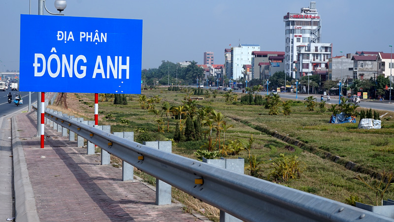 Gi&aacute; đất thổ cư ở Đ&ocirc;ng Anh (H&agrave; Nội) bất ngờ l&ecirc;n &lsquo;cơn sốt&rsquo;