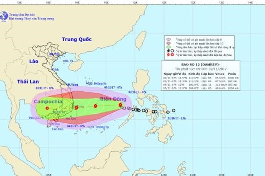 B&atilde;o số 12 mạnh l&ecirc;n, huyện Cần Giờ l&ecirc;n phương &aacute;n di dời hơn 6.000 người d&acirc;n