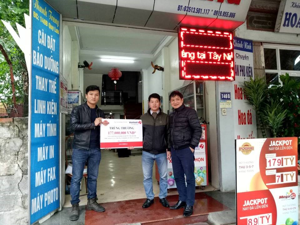 Xổ số Vietlott: Kh&aacute;ch h&agrave;ng tại H&agrave; Nam nhận thưởng 177.000.000 đồng