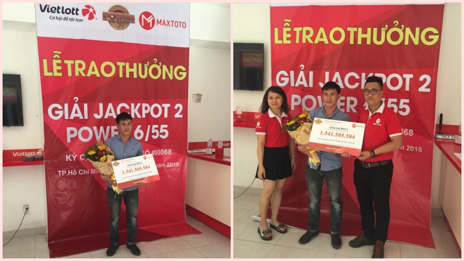 Xổ số Vietlott:Th&ecirc;m một kh&aacute;ch h&agrave;ng tại Long An c&ocirc;ng khai danh t&iacute;nh, h&igrave;nh ảnh nhận giải Jackpot