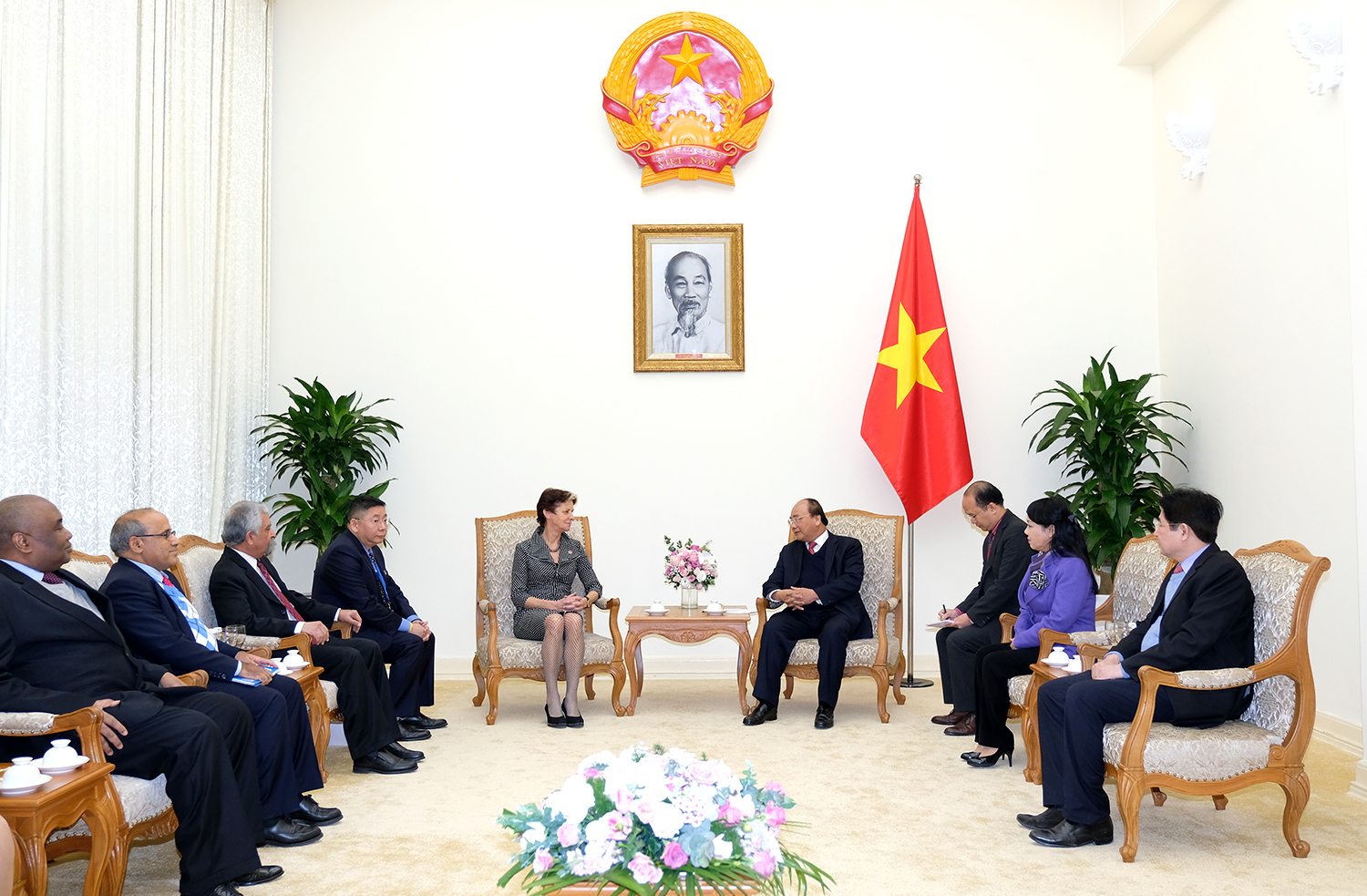 Thủ tướng tiếp Trợ l&yacute; Tổng Thư k&yacute; Li&ecirc;n Hợp Quốc