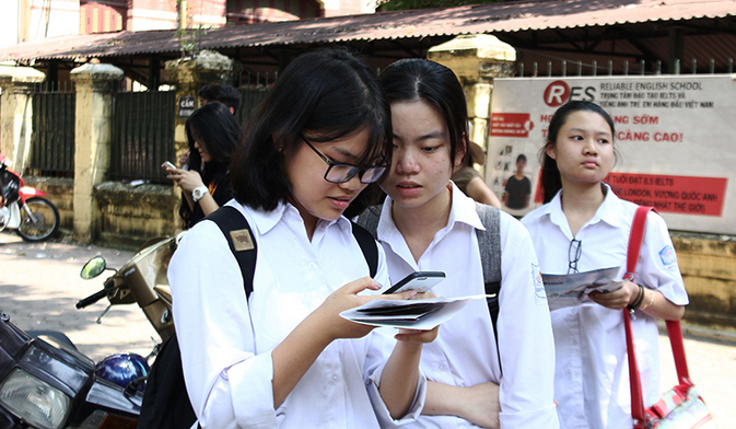 Một trường trường THPT tại H&agrave; Nội bất ngờ c&ocirc;ng bố điểm thi v&agrave; điểm chuẩn v&agrave;o lớp 10 năm 2018