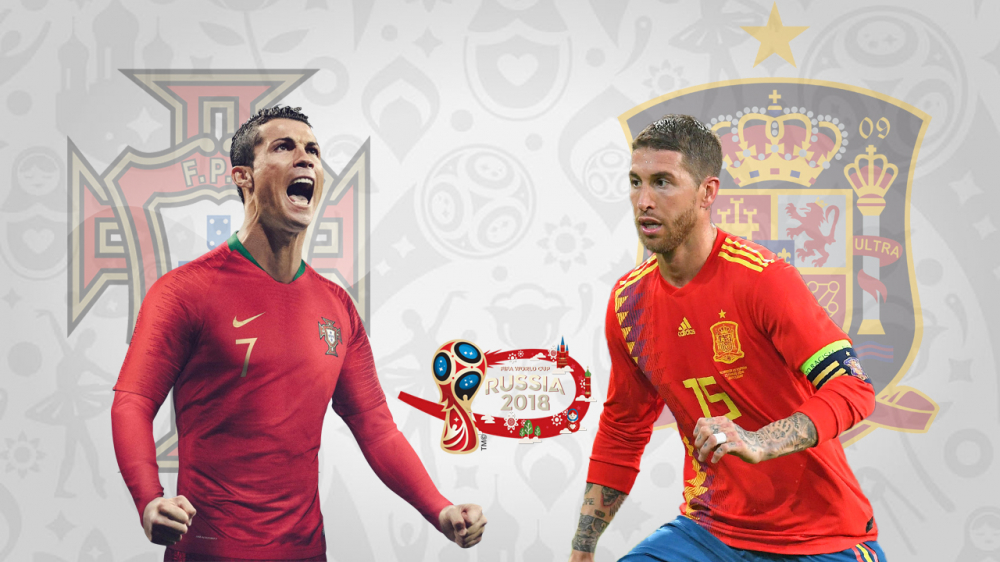 Nhận định b&oacute;ng đ&aacute; World Cup 2018 trận đấu Bồ Đ&agrave;o Nha vs T&acirc;y Ban Nha 