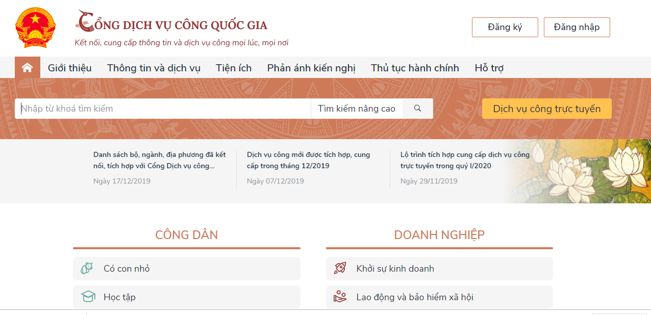Hơn 7 ngh&igrave;n t&agrave;i khoản đăng k&yacute; tr&ecirc;n Cổng Dịch vụ c&ocirc;ng quốc gia