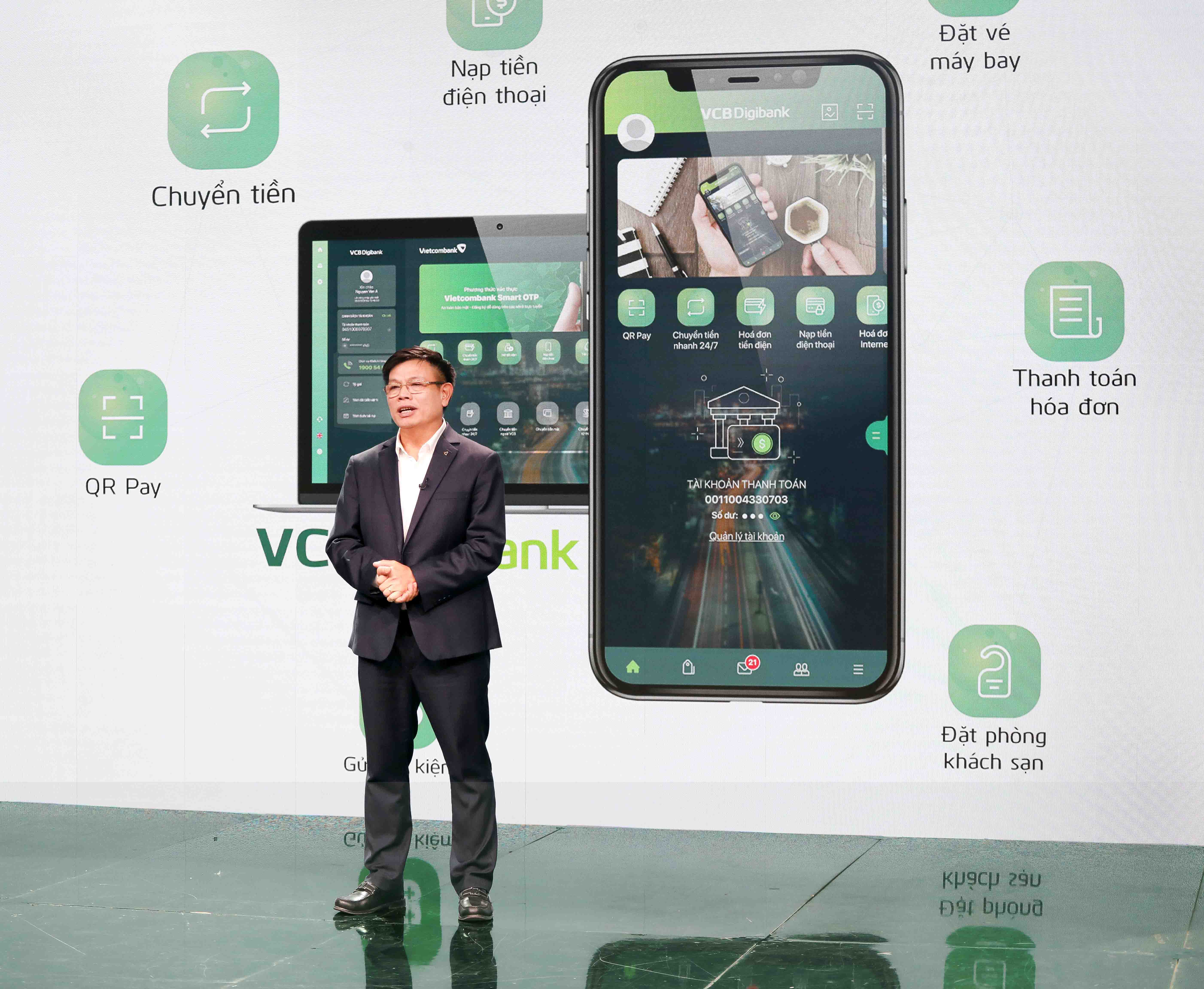 Vietcombank ra mắt dịch vụ Ngân hàng số VCB Digibank Vietcombank ra mắt dịch vụ Ngân hàng số VCB Digibank