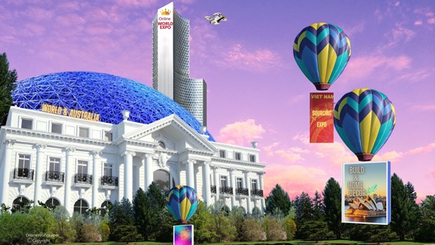 Triển l&atilde;m A13win Ưu đãi Vip trực tuyến Nguồn h&agrave;ng Việt Nam tại Australia. (Ảnh: Thương vụ Việt Nam tại Australia cung cấp)