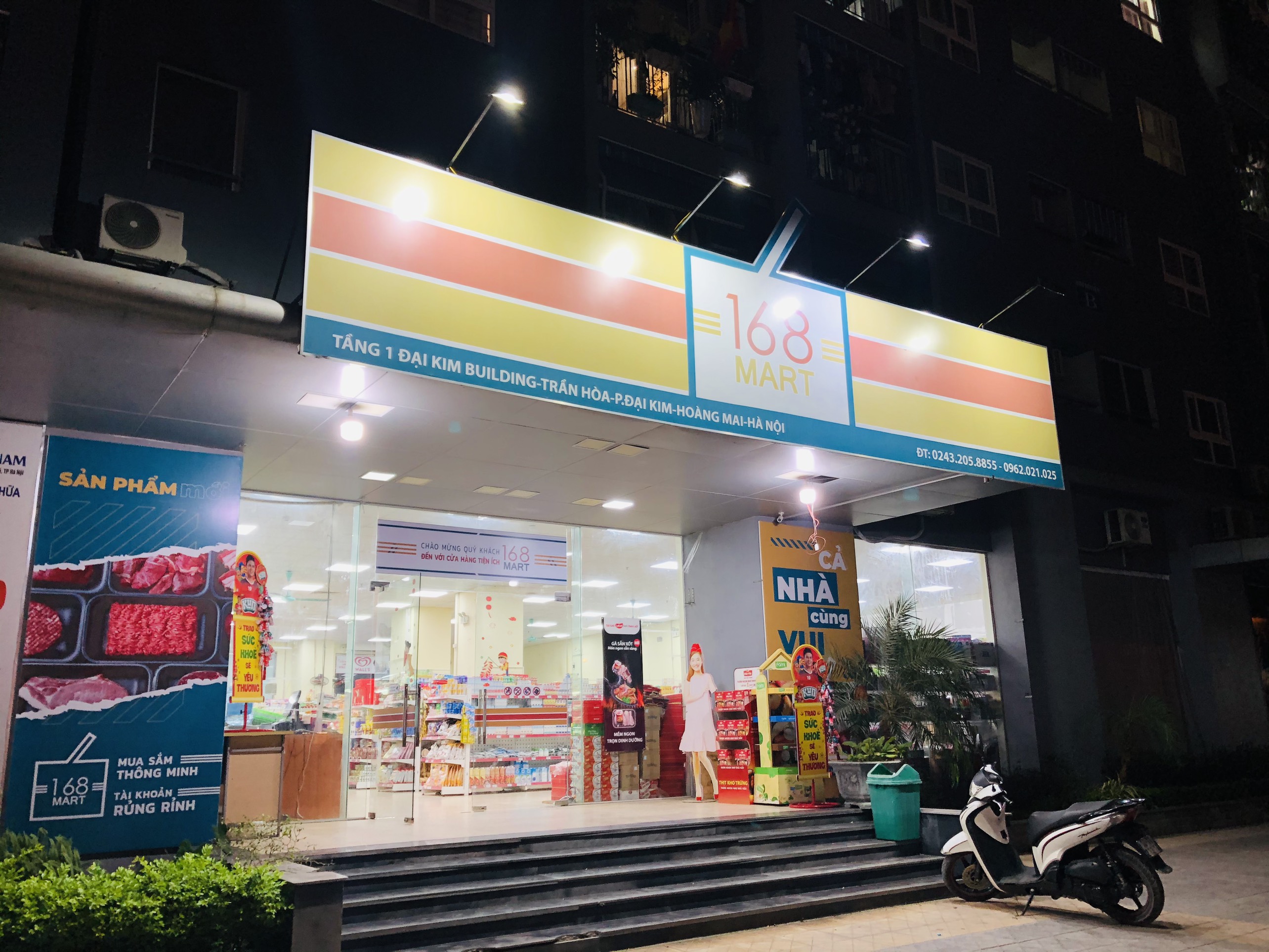 &lsquo;168 Mart&rsquo; tại t&ograve;a nh&agrave; Đại Kim Building nằm tr&ecirc;n đường Trần H&ograve;a, phường Đại Kim, Ho&agrave;ng Mai, H&agrave; Nội