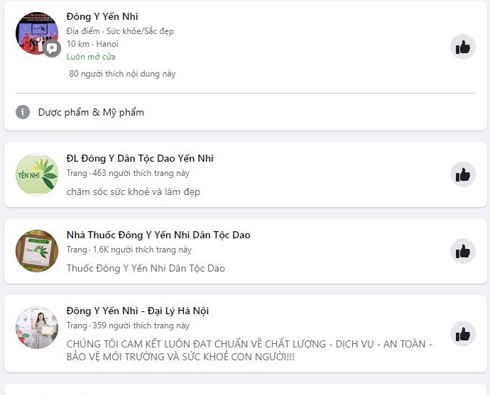 Nghi vấn Đ&ocirc;ng Y Yến Nhi b&aacute;n sản phẩm khi chưa được cấp ph&eacute;p?
