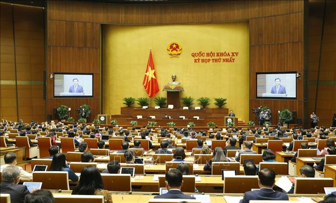 S&aacute;ng nay, Khai mạc kỳ họp thứ nhất, Quốc hội kh&oacute;a XV