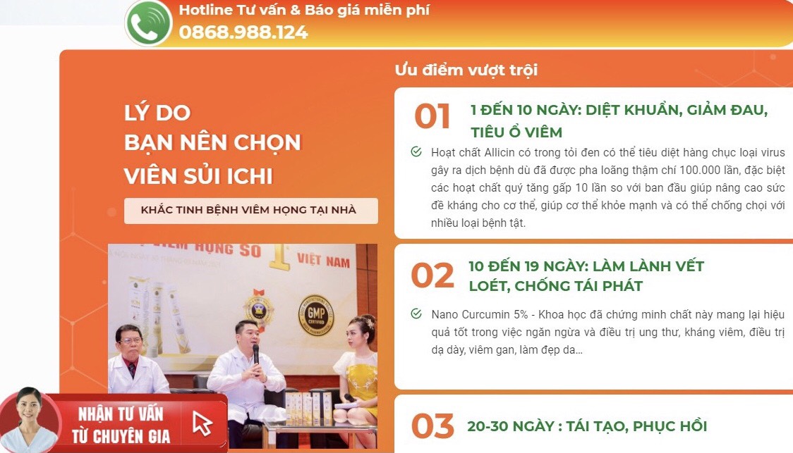 Vi&ecirc;n sủi ICHI chỉ l&agrave; 13Win OKVIP Cá cược bóng đá chức năng nhưng quảng c&aacute;o 'nổ' c&ocirc;ng dụng như truốc trị bệnh