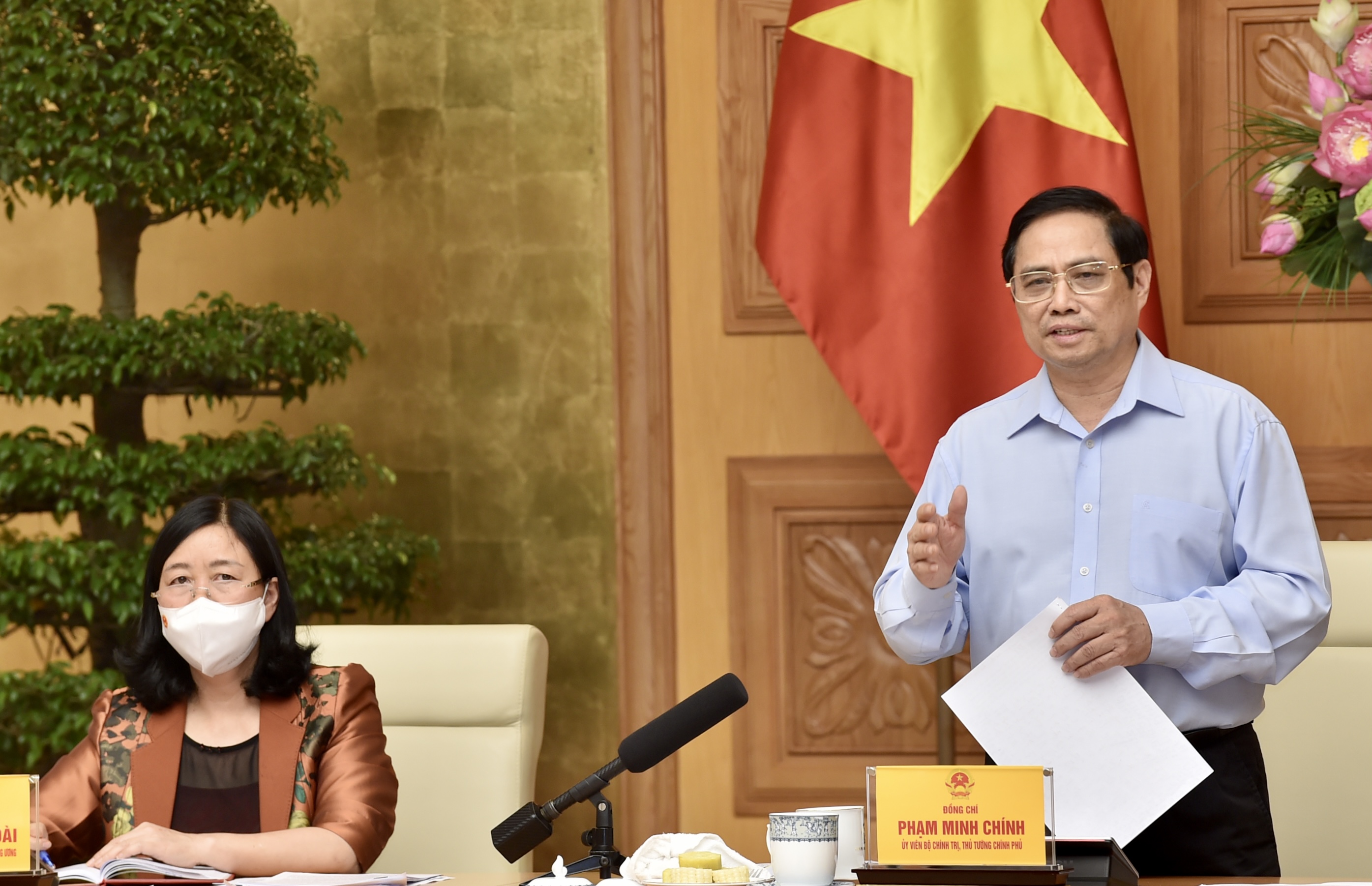 Đo&agrave;n kết, thống nhất hơn nữa để chiến thắng dịch bệnh, mang lại cuộc sống b&igrave;nh y&ecirc;n, ấm no, hạnh ph&uacute;c cho nh&acirc;n d&acirc;n