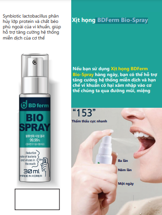 Gi&aacute;m đốc C&ocirc;ng ty TNHH TMDV DI HI cố t&igrave;nh quảng c&aacute;o sai sự thật c&ocirc;ng dụng của Xịt họng Bdferm Bio Spray