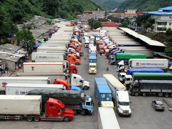 T&igrave;nh h&igrave;nh xuất nhập khẩu h&agrave;ng h&oacute;a qua c&aacute;c cửa khẩu bi&ecirc;n giới ph&iacute;a Bắc trong th&aacute;ng 2