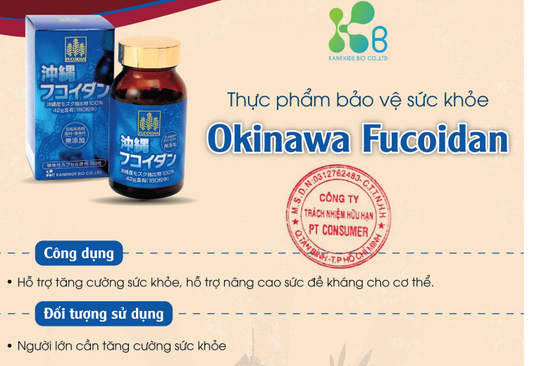 Fucoidan Okinawa tr&ecirc;n 